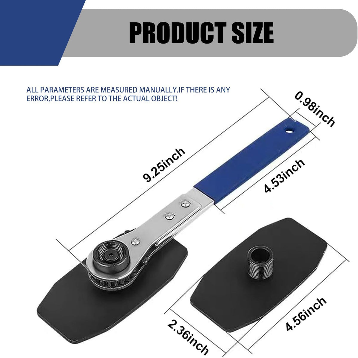 4 In 1 Ratchet Brake Caliper Press Tool (Blue & Black) I440