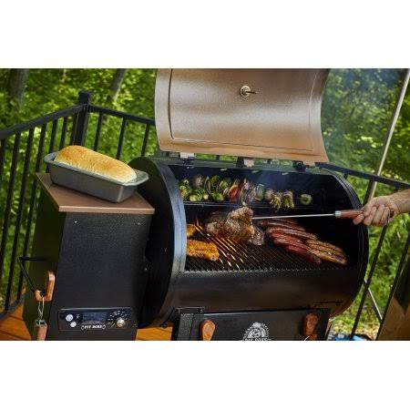 Wood Fired Pellet Grill with Flame Broiler F46689