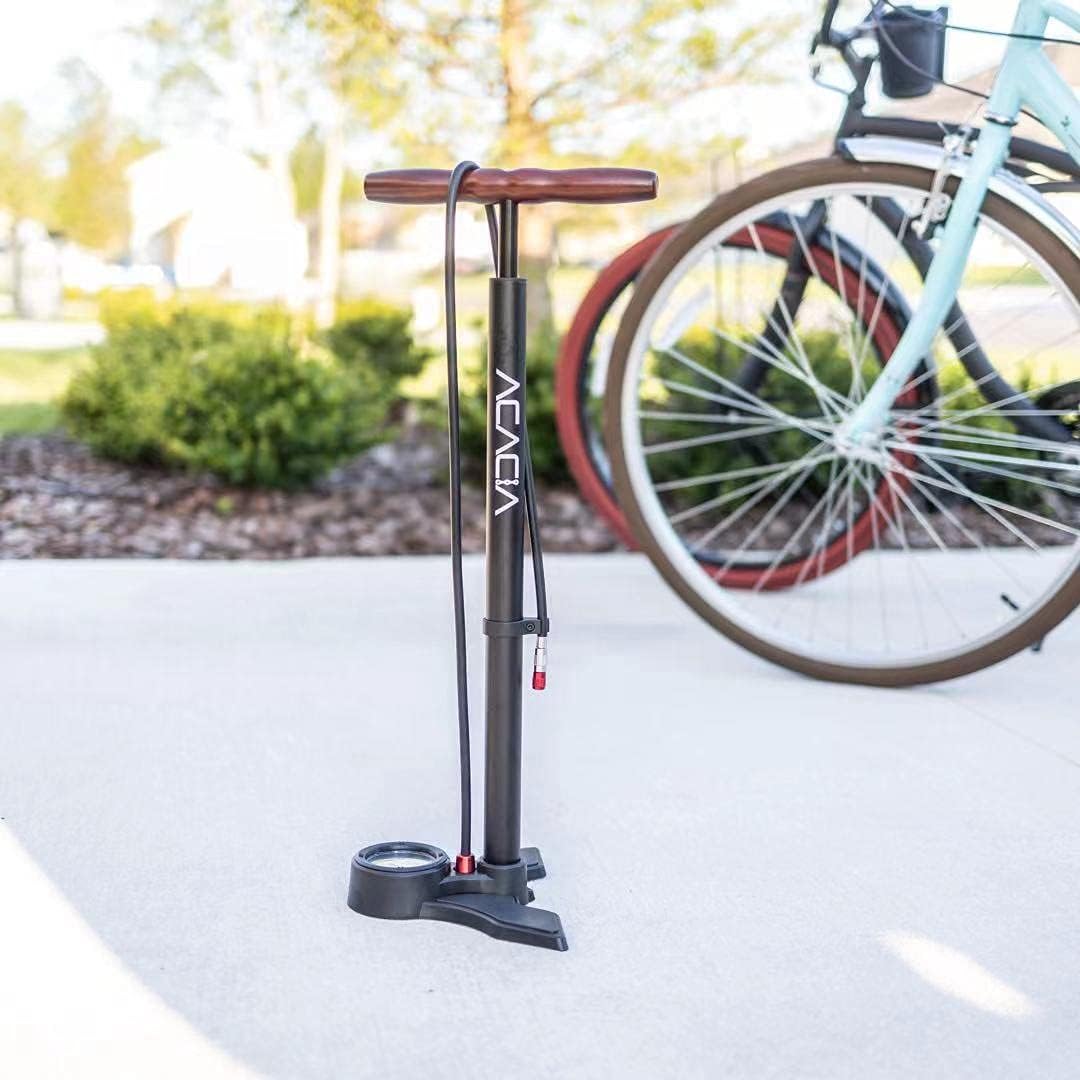 Bike Pump with Gauge and Multi Function Adapter B556319