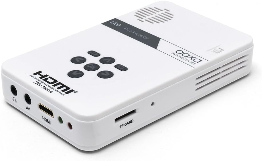 Pico Portable Mini Projector with Built-in Media Player and Speakers H5263