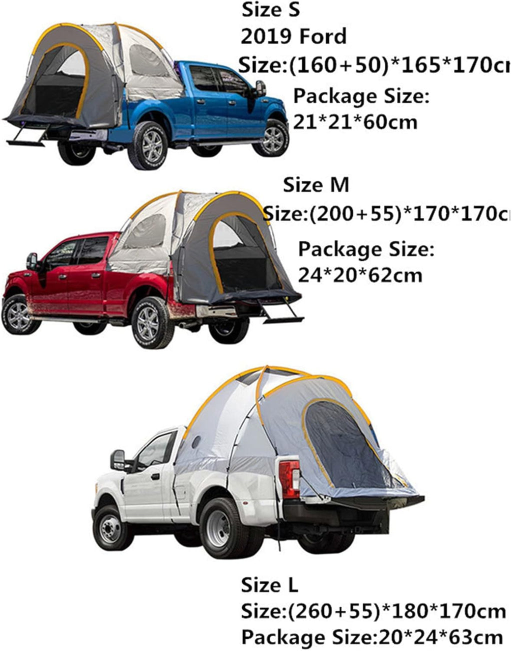 Waterproof Double Layer 2 Person Truck Tent with Carry Bag Y599