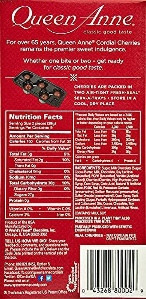 6.6 Ounces Pack of 4 Milk Chocolate Covered Cordial Cherries P457404