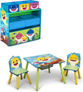 Kids Table and Chair Set with Storage (2 Chairs Included) W2777
