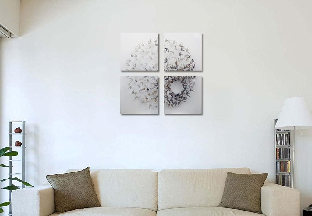 Abstract Fish Canvas Wall Art 30x30 inch J721053