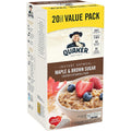 Maple & Brown Sugar Instant Oatmeal, 20 Count, 1.51 oz Packets Z40277