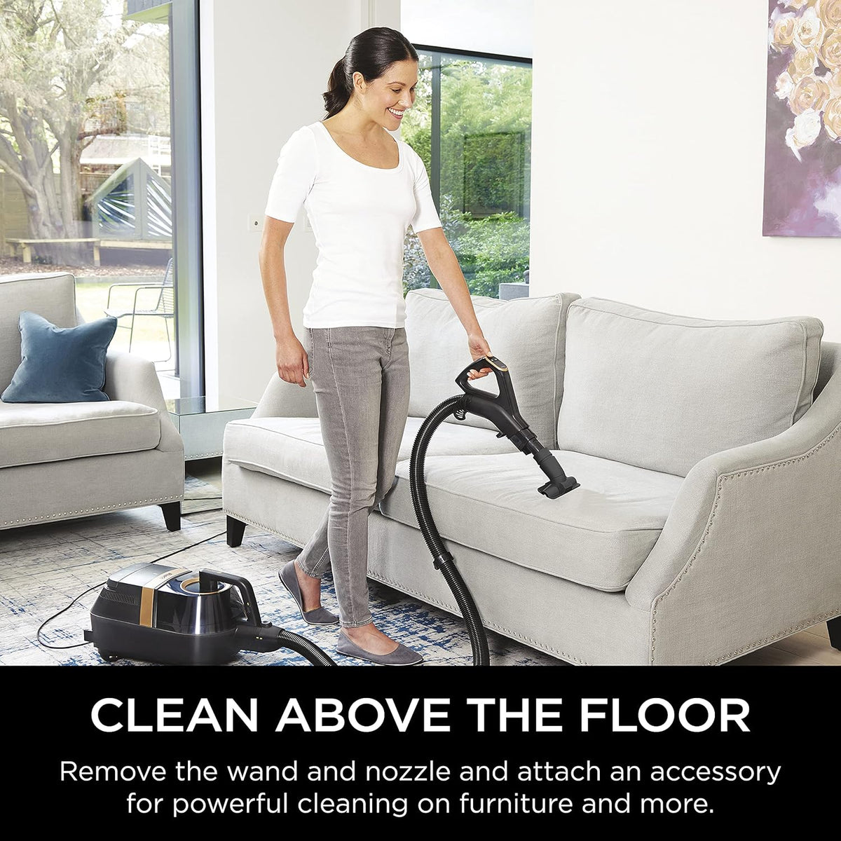 Canister Vacuum Bagless Corded with Self-Cleaning Brushroll C248592