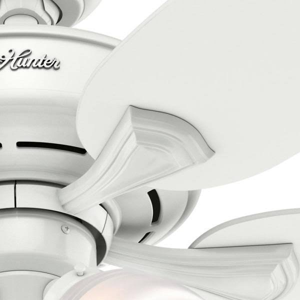 52 in. LED Indoor Snow White Ceiling Fan with Light E537001