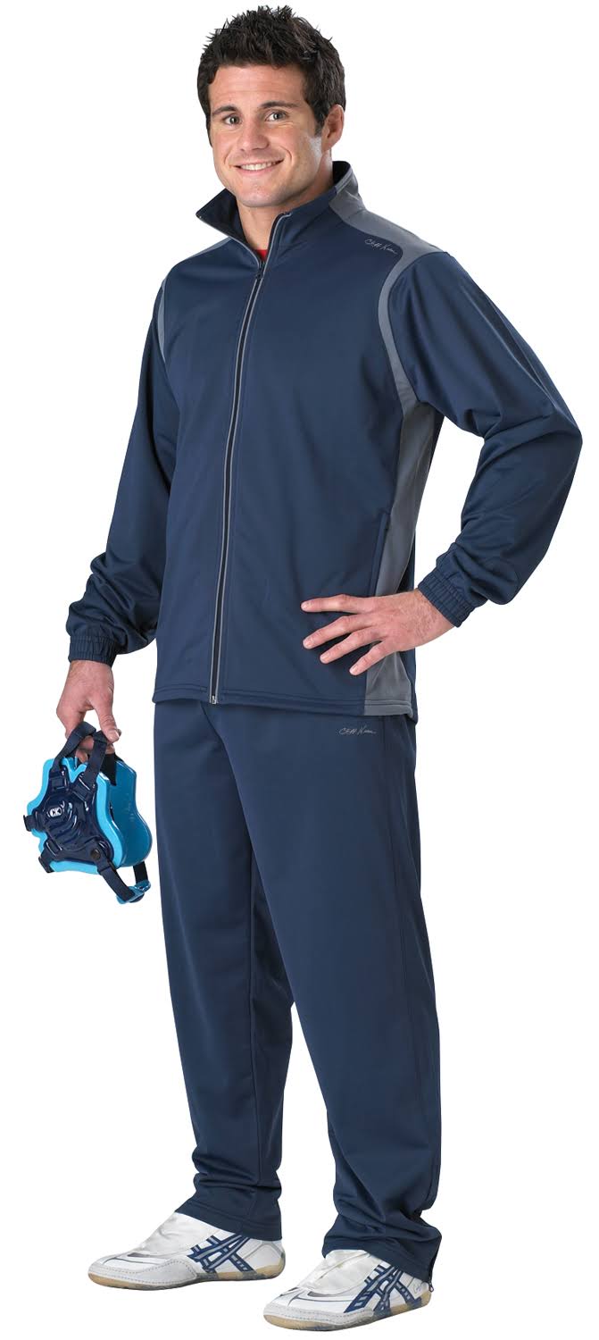 Navy Gray Wrestling Warm-Up Suit T805476