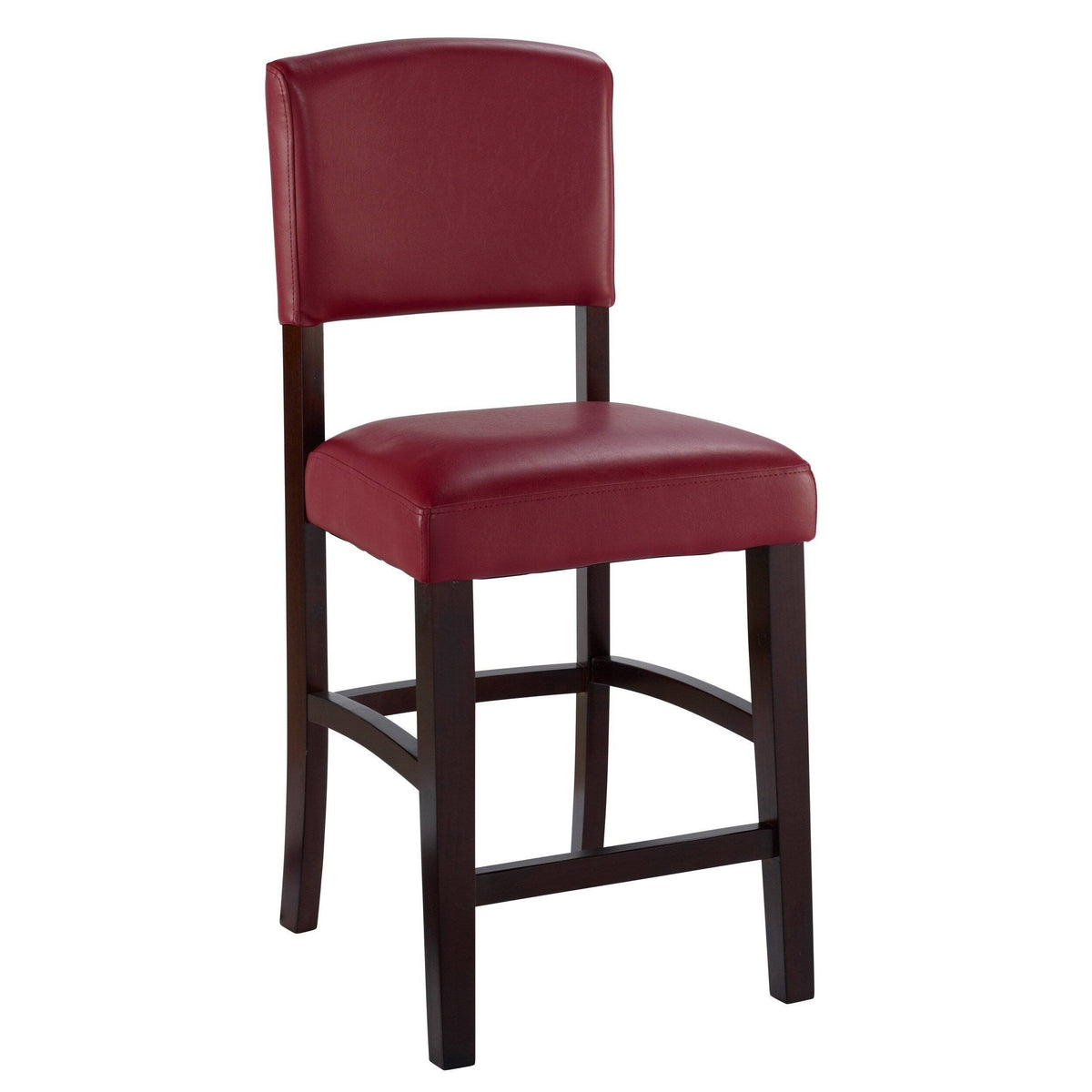 Dark Red Vinyl Counter Stool T677