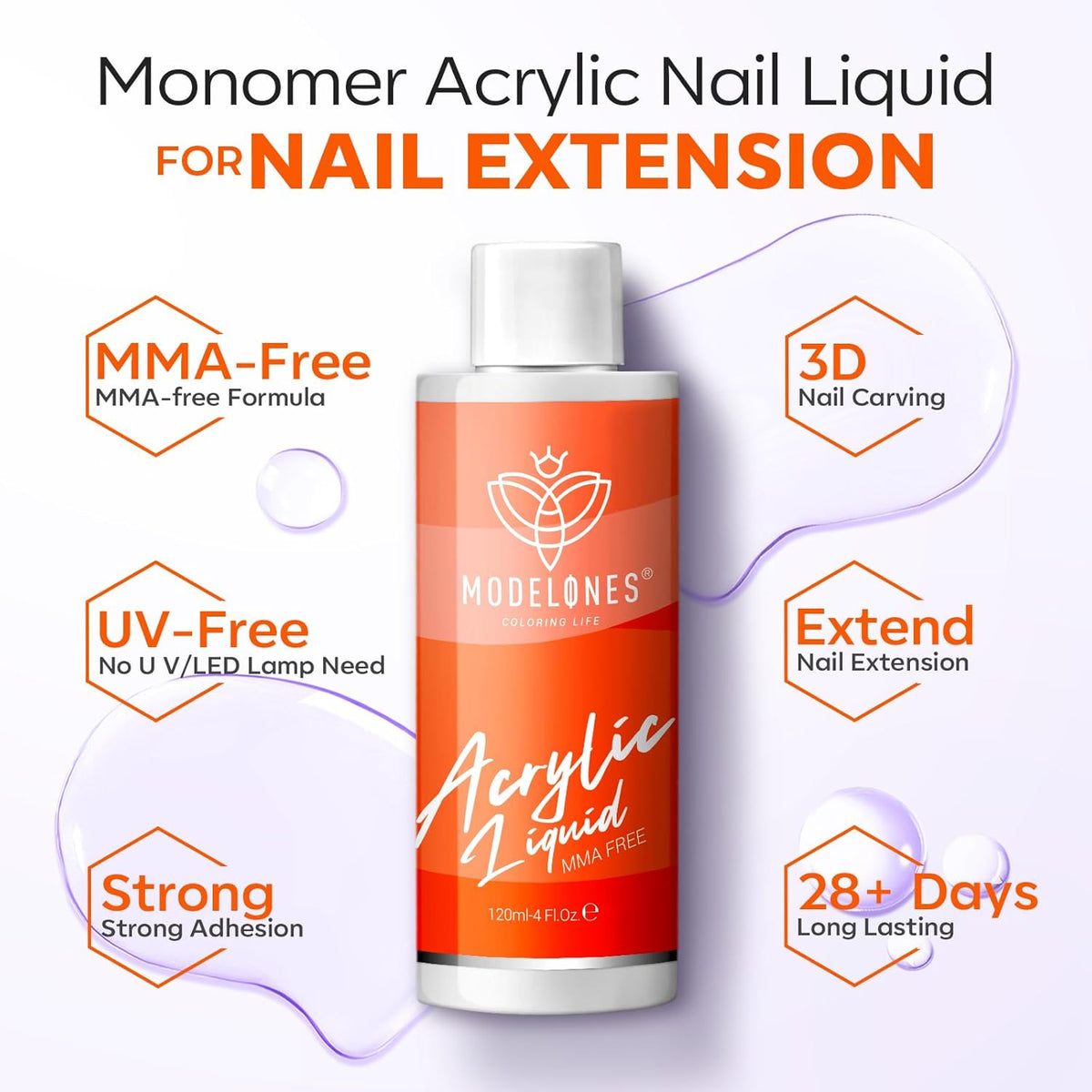 4 oz Acrylic Nail Liquid I290
