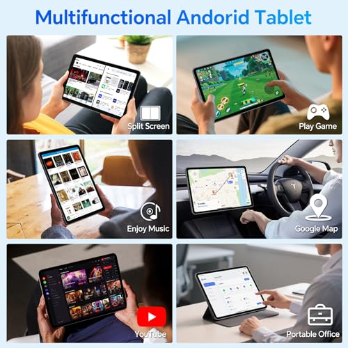 Blue 10 inch Android Tablet with 4GB RAM 64GB ROM X661326