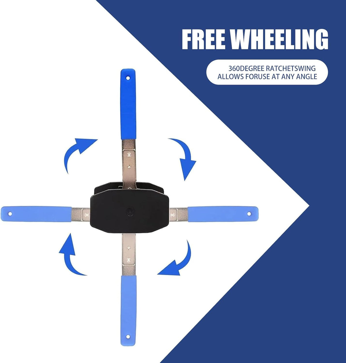 4 In 1 Ratchet Brake Caliper Press Tool (Blue & Black) I440