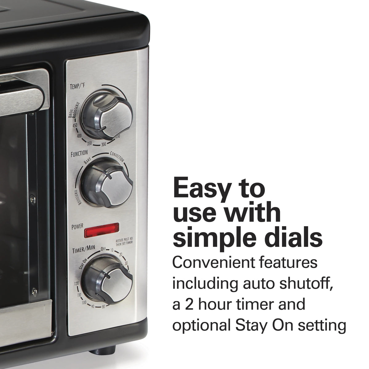 Stainless Steel Countertop Oven with Convection and Rotisserie O43302
