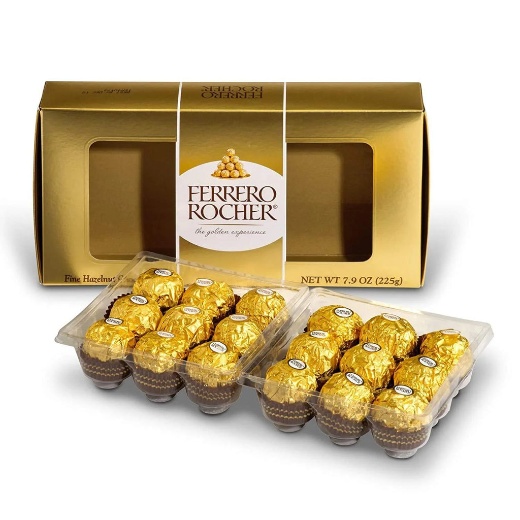 18 Count 7.9 oz Hazelnut Milk Chocolate Gift Box D407236