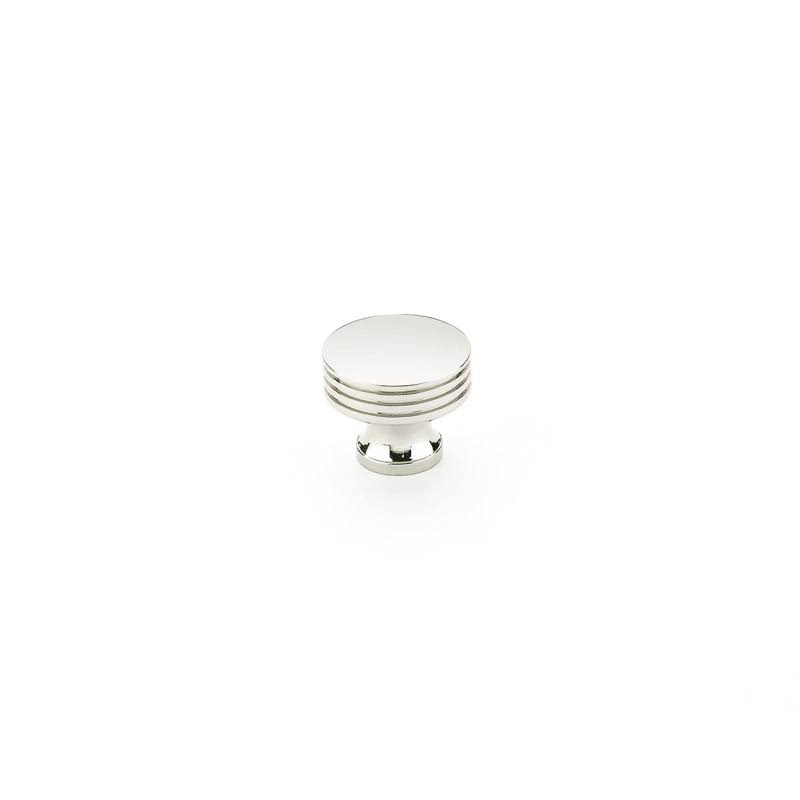 1-1/4 inch Mushroom Cabinet Knob Polished Nickel W2178