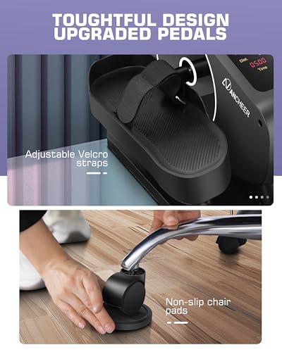 Under Desk Elliptical Machine with Resistance/Speed Dual Mode H428
