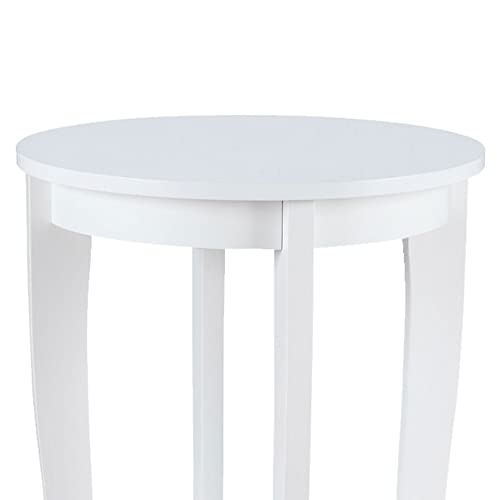 Black Round End Table S287804