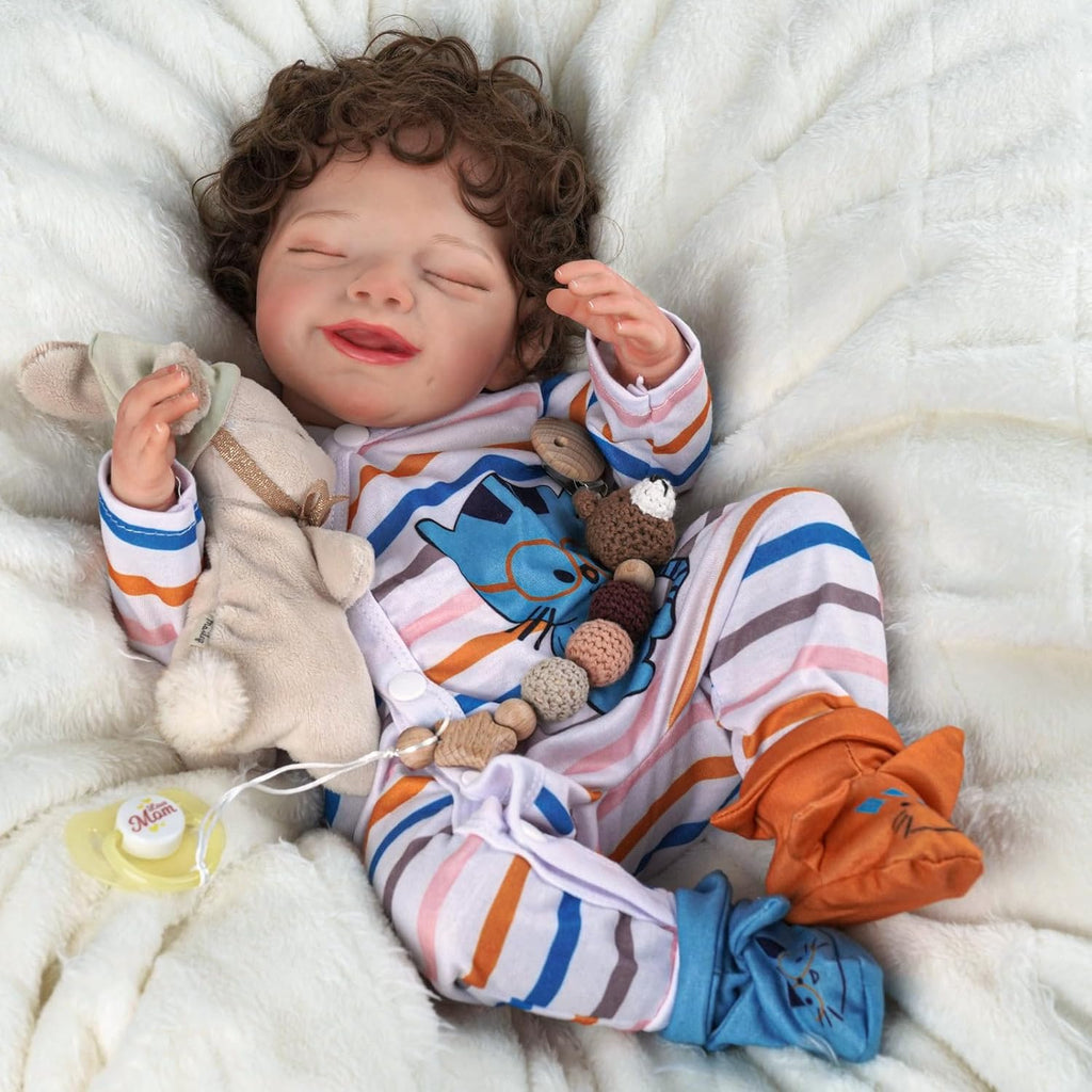 20-Inch Soft Body Reborn Baby Dolls with Toy Accessories O64845