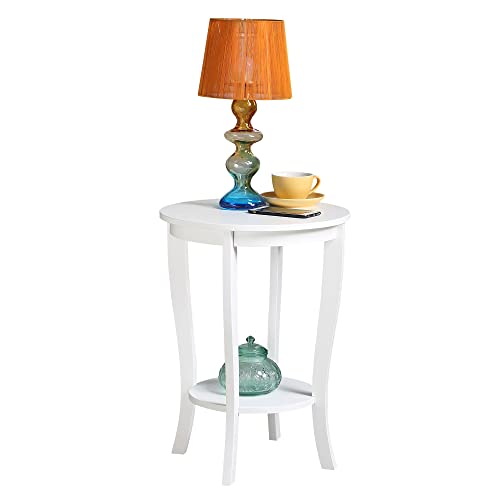 Black Round End Table S287804