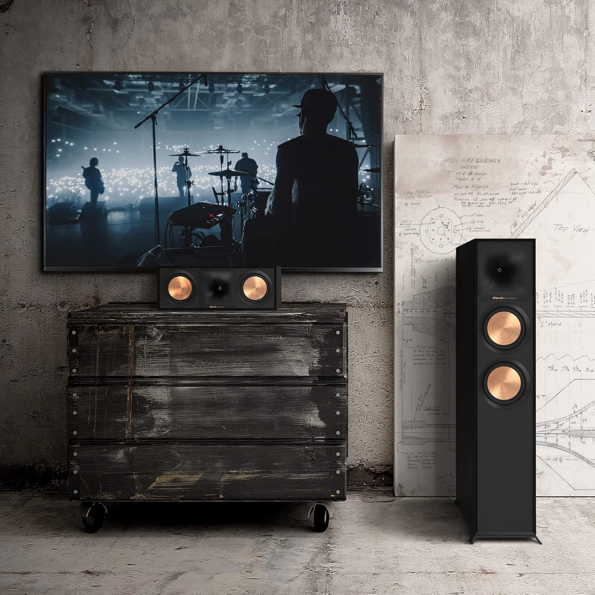 Black Floorstanding Speaker X612255