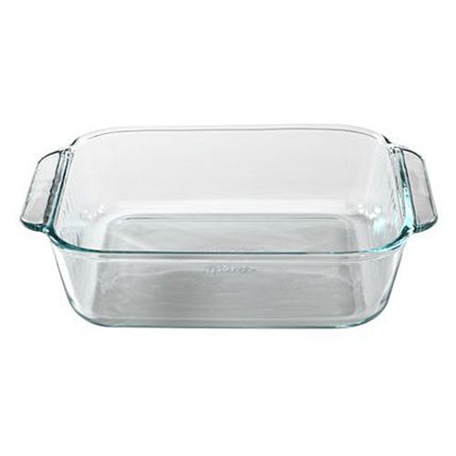 8.1" Square Clear Glass Baking Dish T607242
