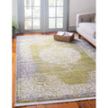 Light Green Area Rug 4'x6' S4788