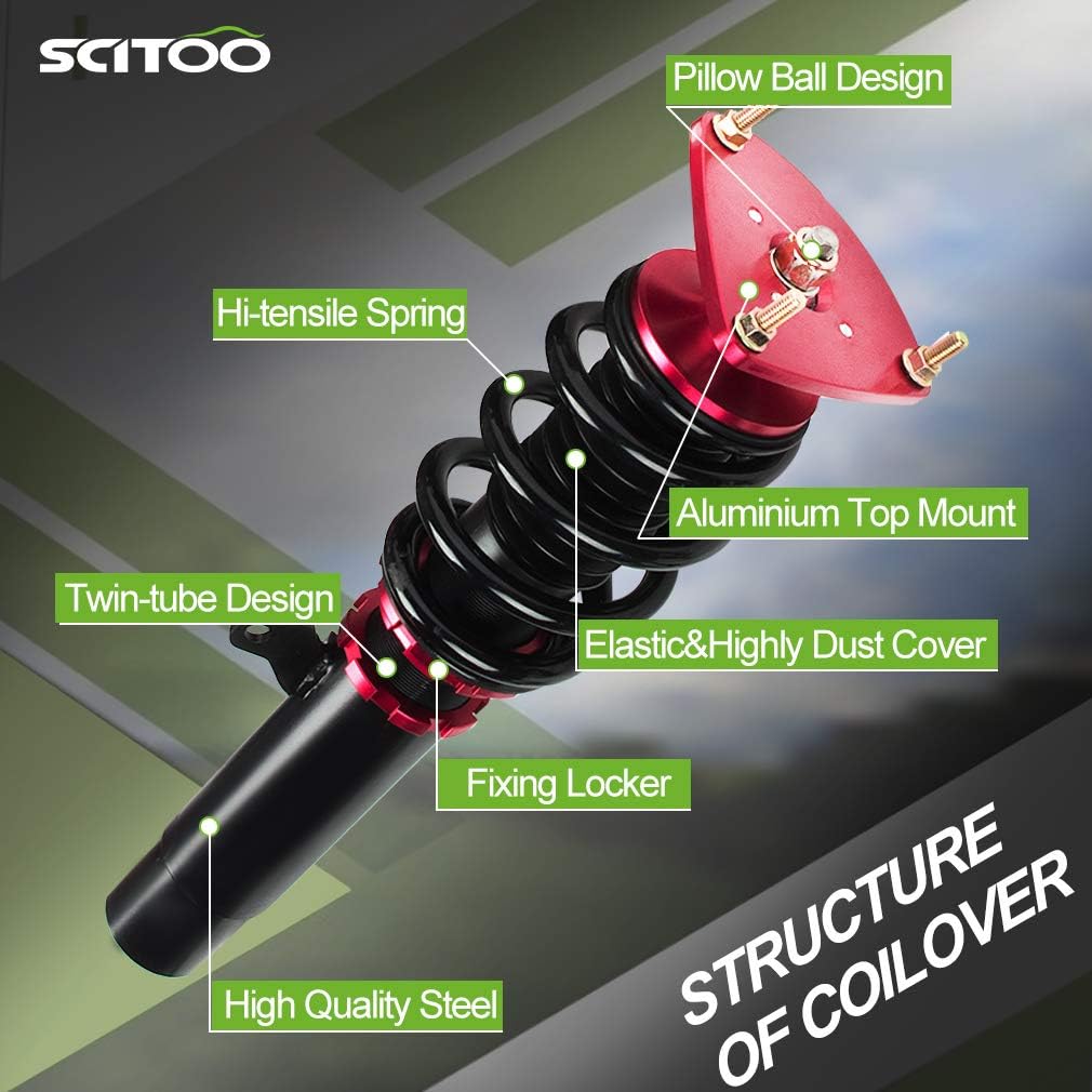 Coilover Suspension Shock Struts Kits Full Set V943998