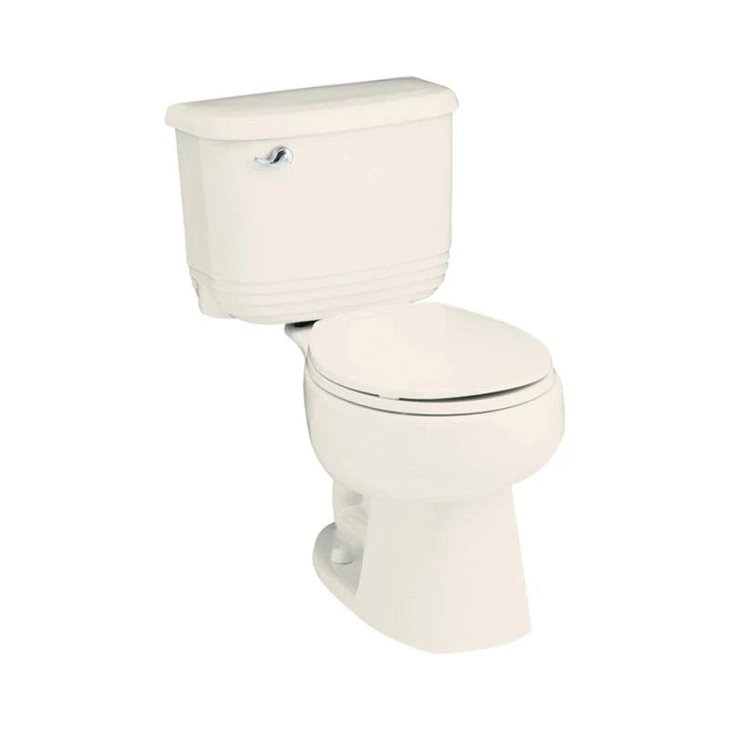Biscuit Round Front Two-Piece Toilet O4836