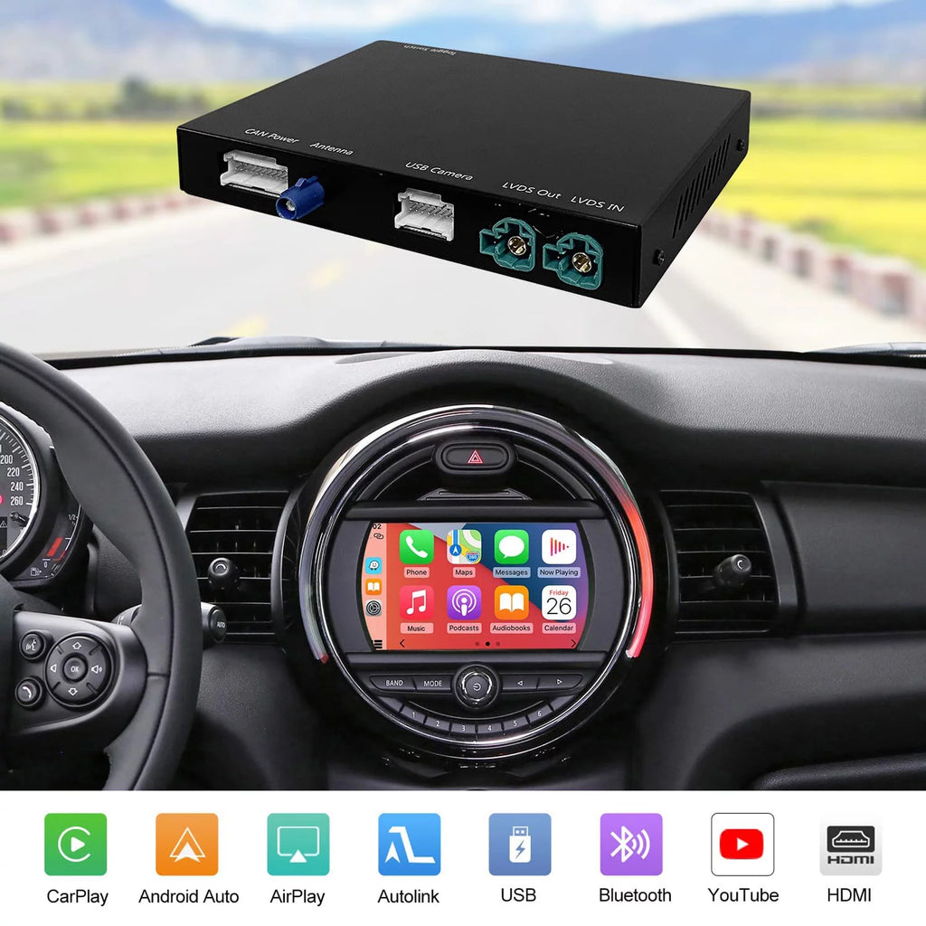Wireless Carplay Retrofit Kit Decoder for BMW Mini Cooper G1766