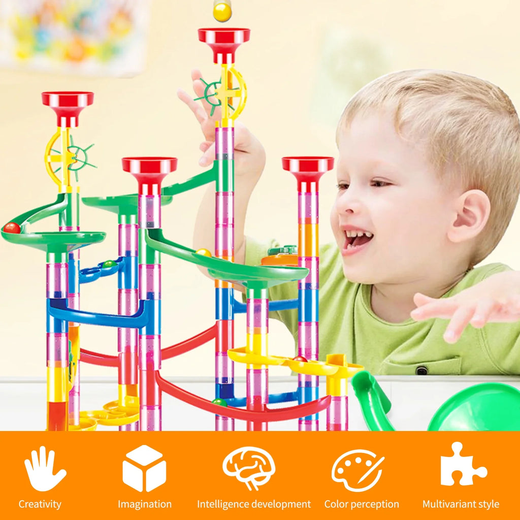 105 Piece Marble Run Building Block Set R975