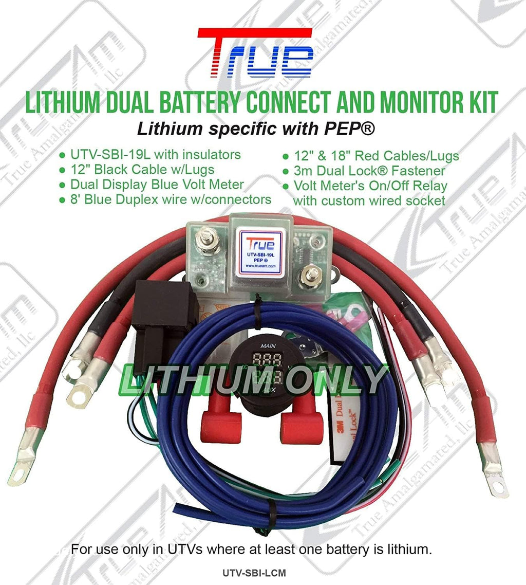 UTV Lithium Dual Battery Connect & Monitor Kit E9475
