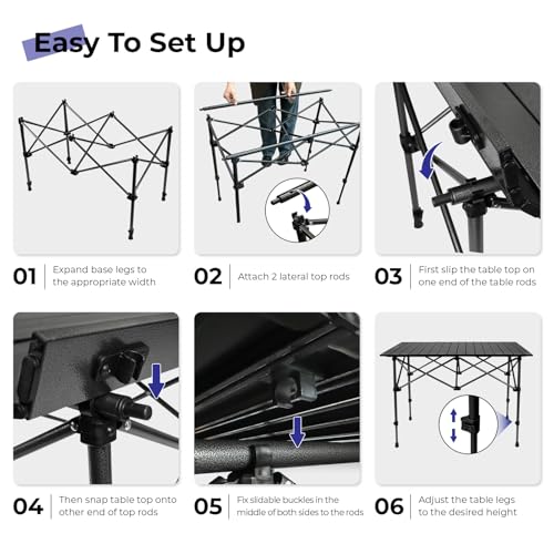 Folding Camping Table with Carry Bag D556