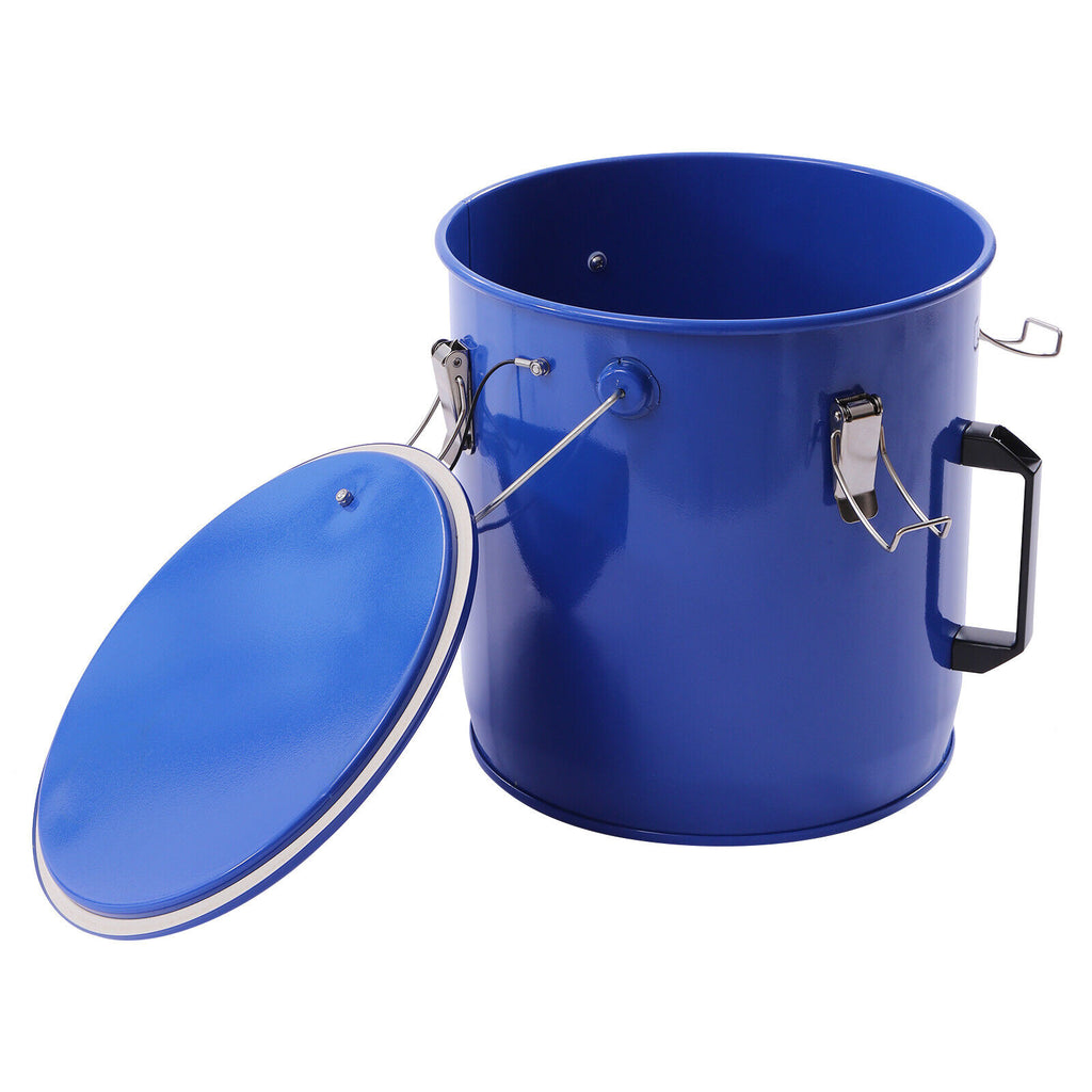 Blue Fryer Grease Bucket Oil Disposal Caddy V310538