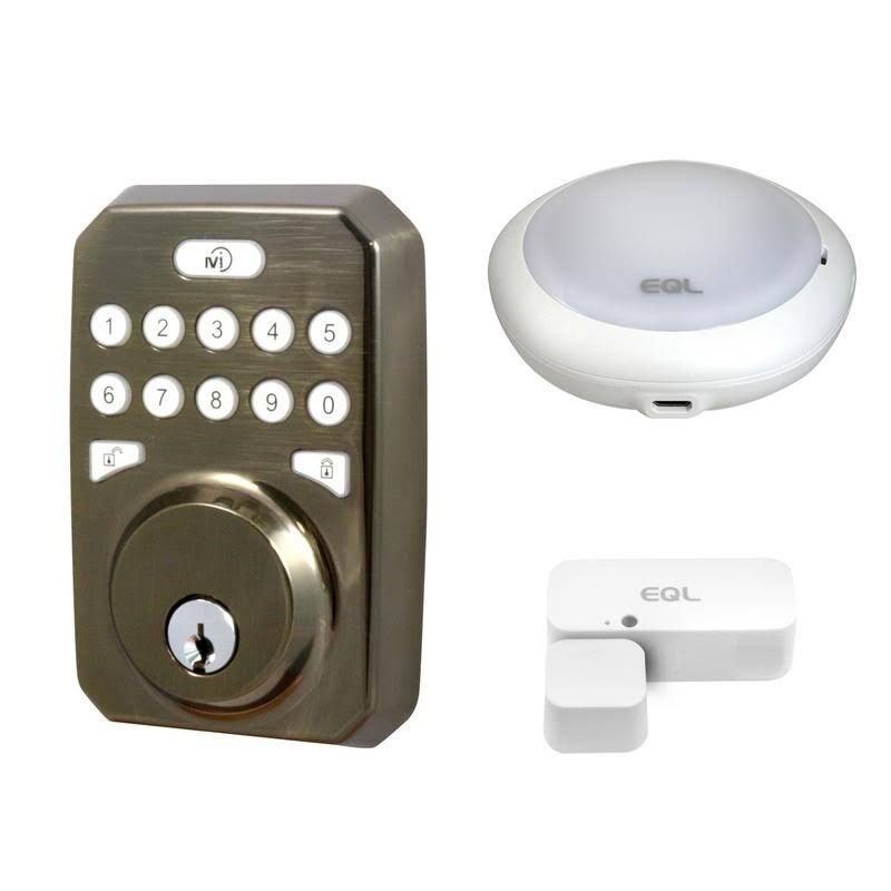 Satin Nickel Smart Lock and Deadbolt Q230