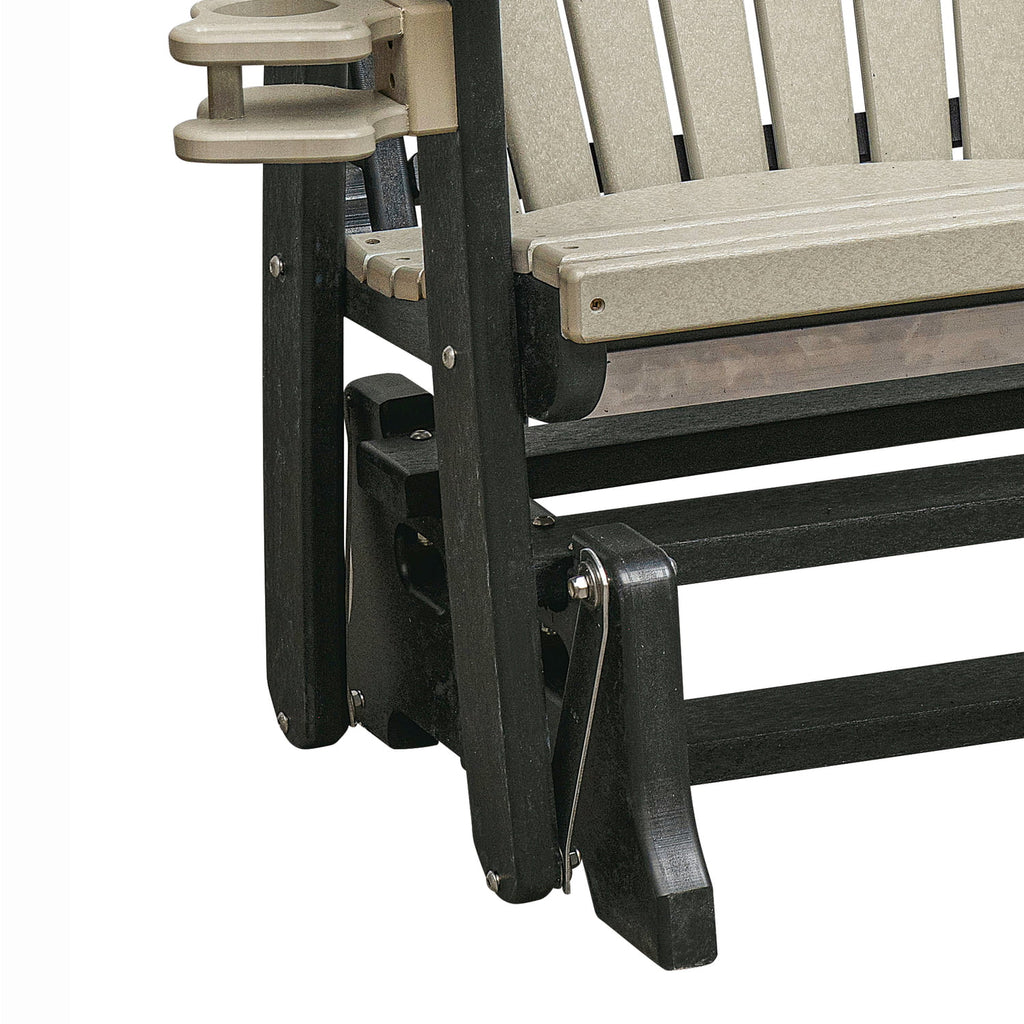Weatherwood Back Glider with Black Base E272845
