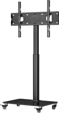 Tall TV Stand with Wheels, Height Adjustable, Max VESA 600x400mm U837024