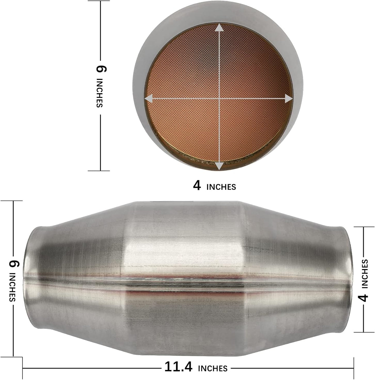 Universal Catalytic Converter Pack of 2 X23430
