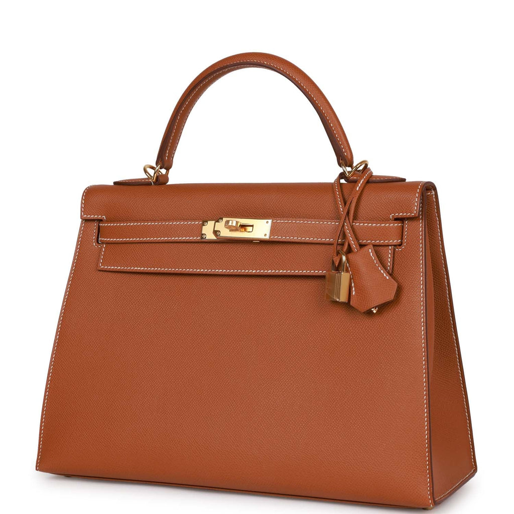 Gold Epsom Leather Bag V64008