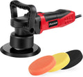 6-inch Dual Action Random Orbital Car Buffer Polisher with Variable Speed, 3 Foam Pads R828275