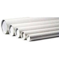 White Cardboard Mailing Tubes - 50/Case V180