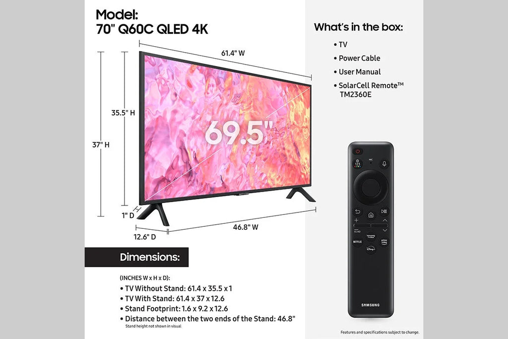 70 Class QLED 4K Smart TV G909570