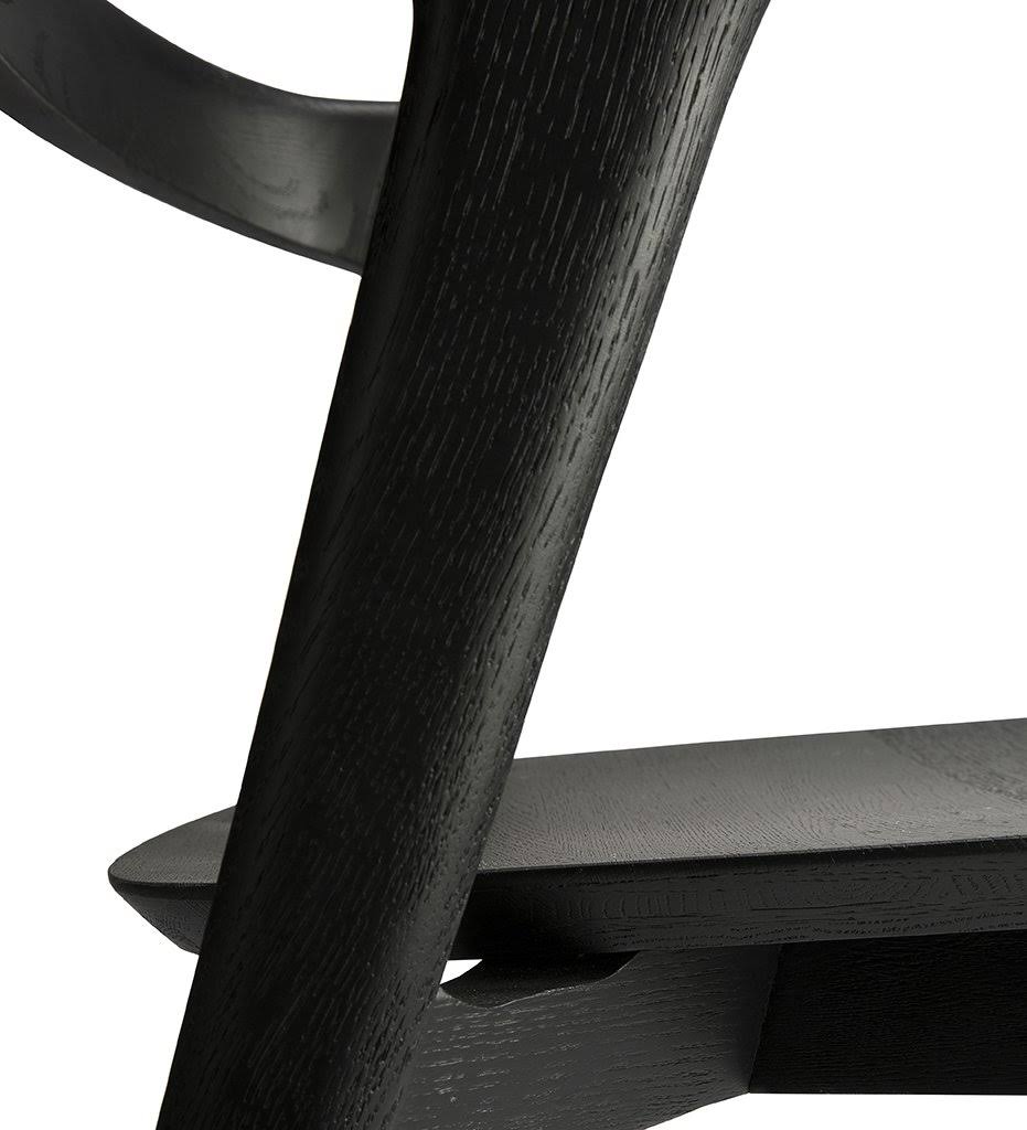 Oak Black Bok Dining Chair W858