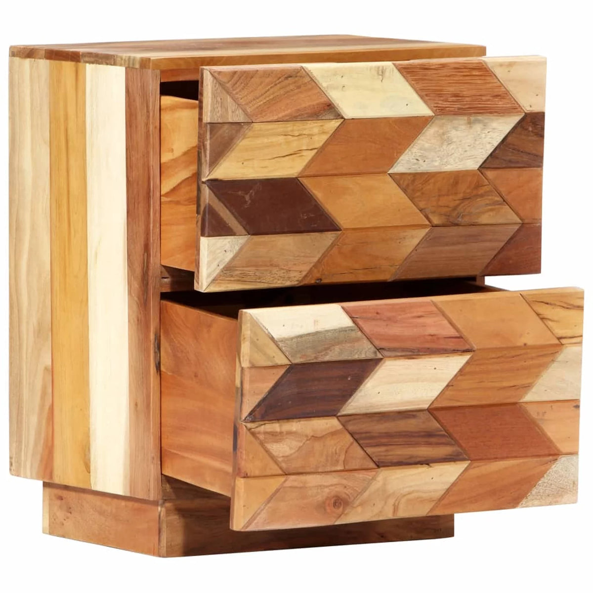 Bedside Cabinet Solid Reclaimed Wood P572926