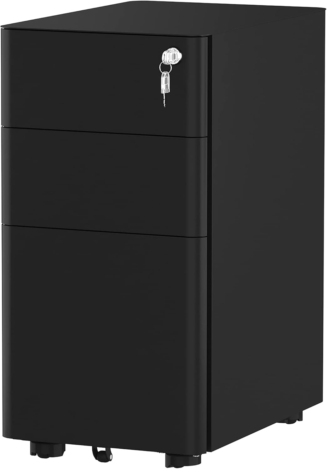 Black 3-Drawer Metal Filing Cabinet G846341