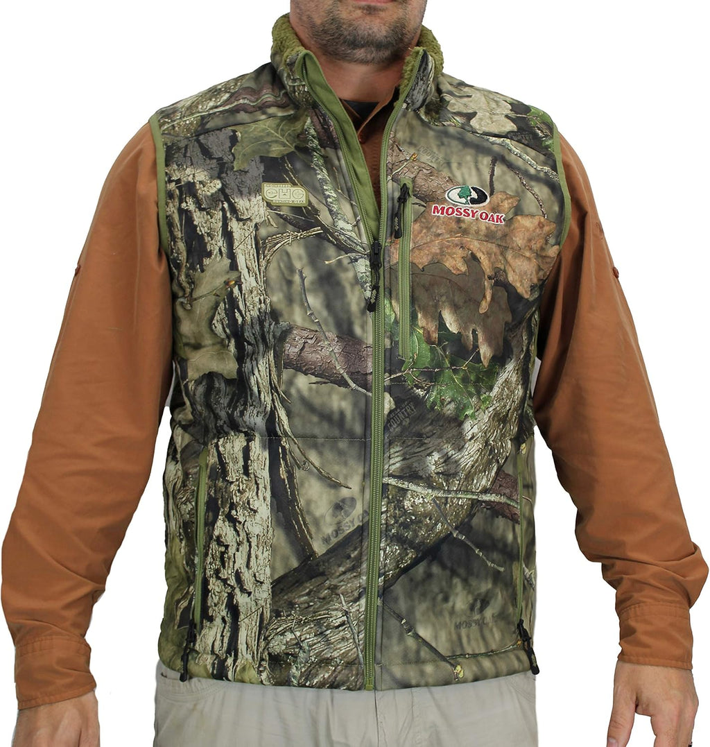 Camo Berber Fleece Lined Hunting Vest I15836