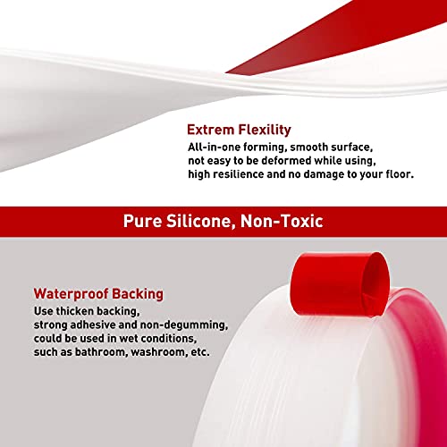2 Pack White Door Draft Stopper S6971