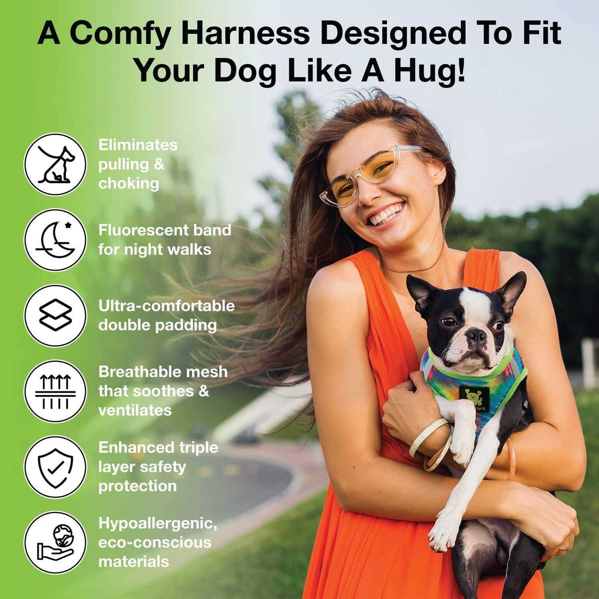 Step in Dog Harness Soft Mesh H575