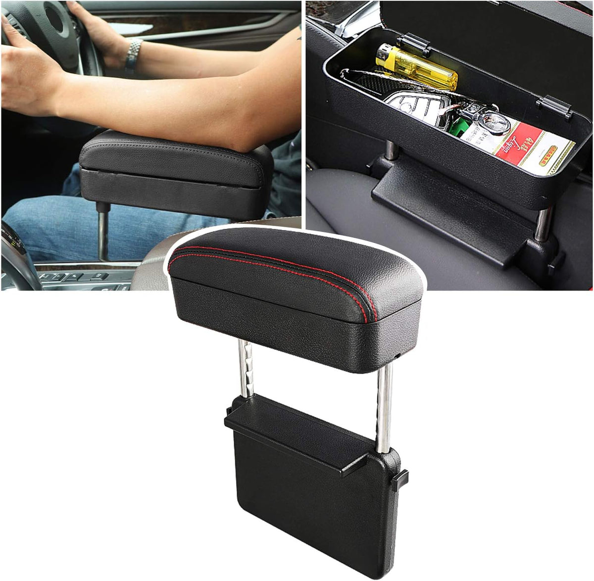 Beige Line Car Armrest Extender P5405