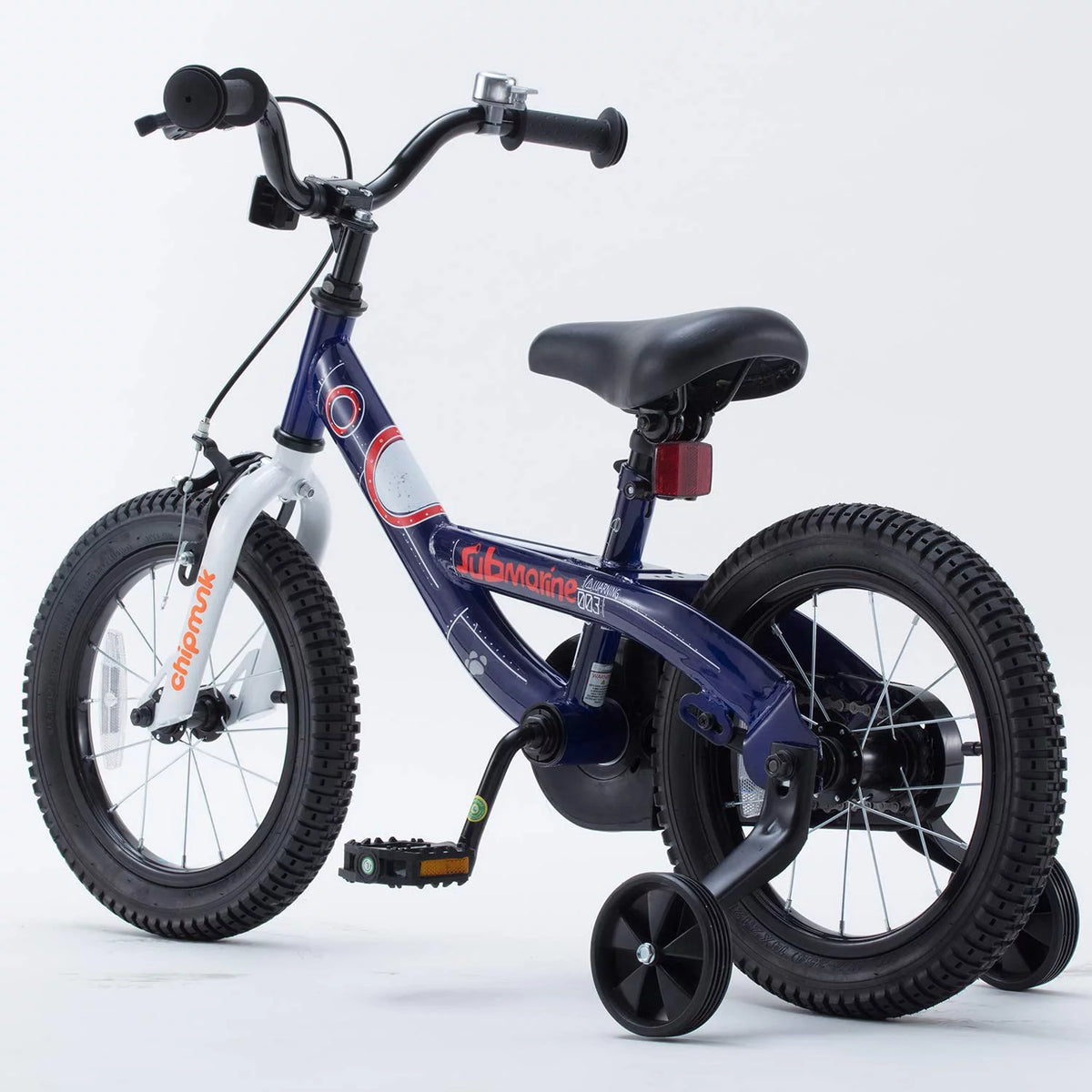 18 In Blue Steel Bike with Kickstand Y3433
