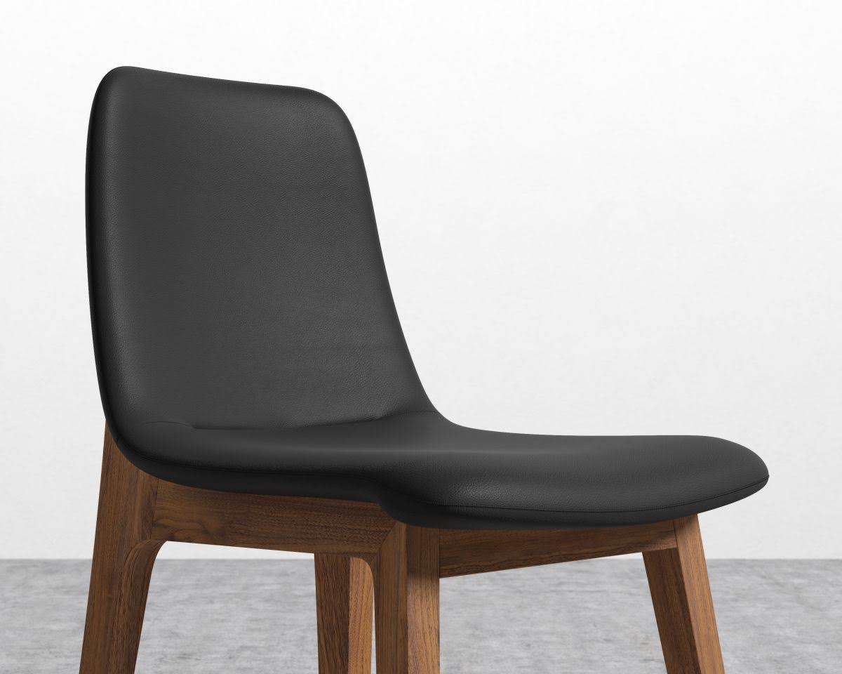 Black Leather Dining Chair C319
